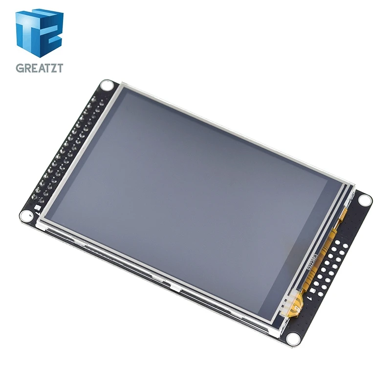 GREATZT 1/2/4 pièces écran LCD TFT 3.2 pouces avec écran tactile résistif ILI9341 pour carte de développement STM32F407VET6 noir