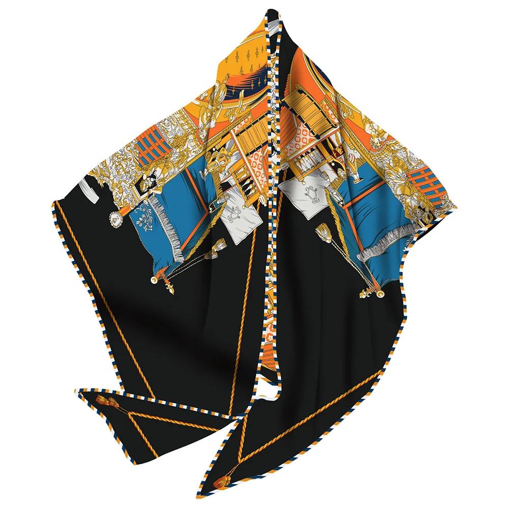 المرأة درع شرابة طباعة تنوعا مثلث الأوشحة رئيس Echarpes وشاح حريري Foulards يلتف شالات الشاطئ باندانا الحجاب