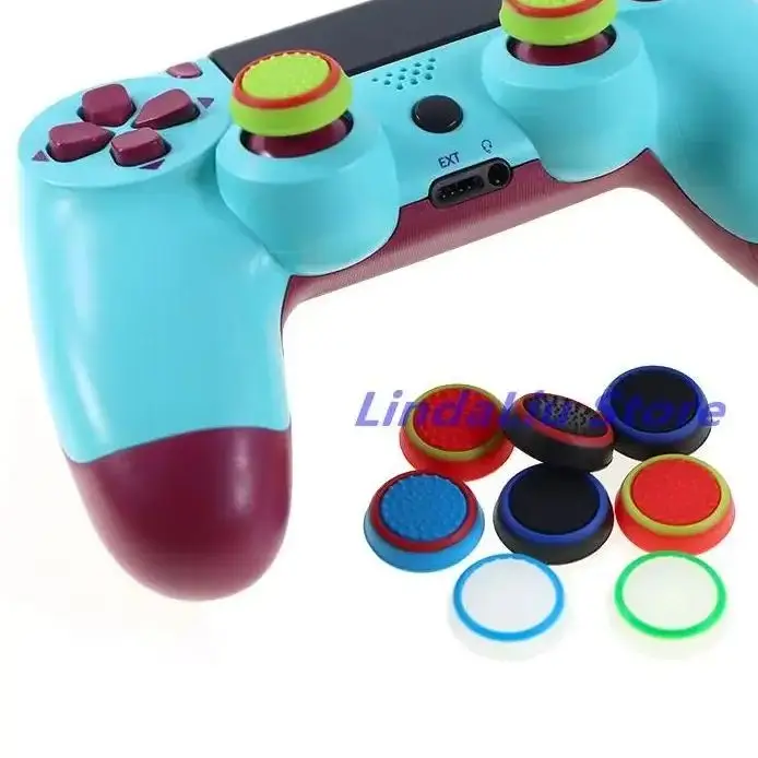 1000pcs Thumb Stick Grip Caps Joystick Cap Silicone Analog Thumbstick Grips Cover For Xbox PS3/PS4/5 XBOXONE XBOX360 Accessories