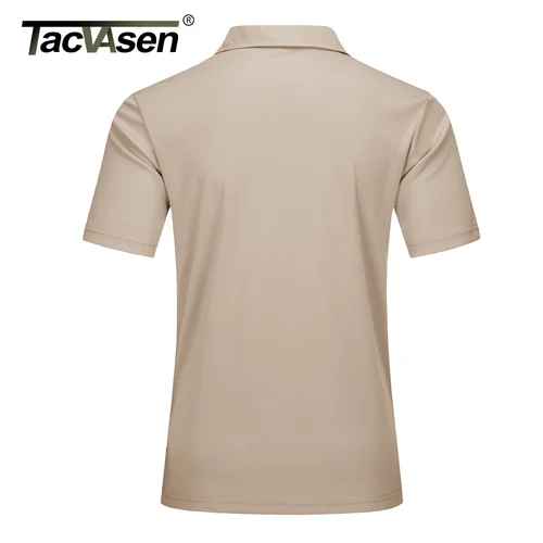 Imagen 2 del producto Camisetas de Polo de Golf para Hombre TACVASEN, de Secado Rápido, Manga Corta, Rendimiento Atlético, Absorción de Humedad, Deportivas, Casuales, para Trabajo