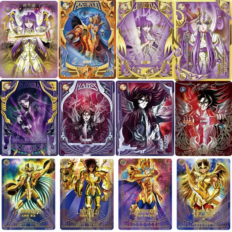 

KAYOU Genuine Saint Seiya 4 series Athena Pope Poseidon Cards MR UR SSR SR Full Set Kids Toy Game Anime Rare Collection Card