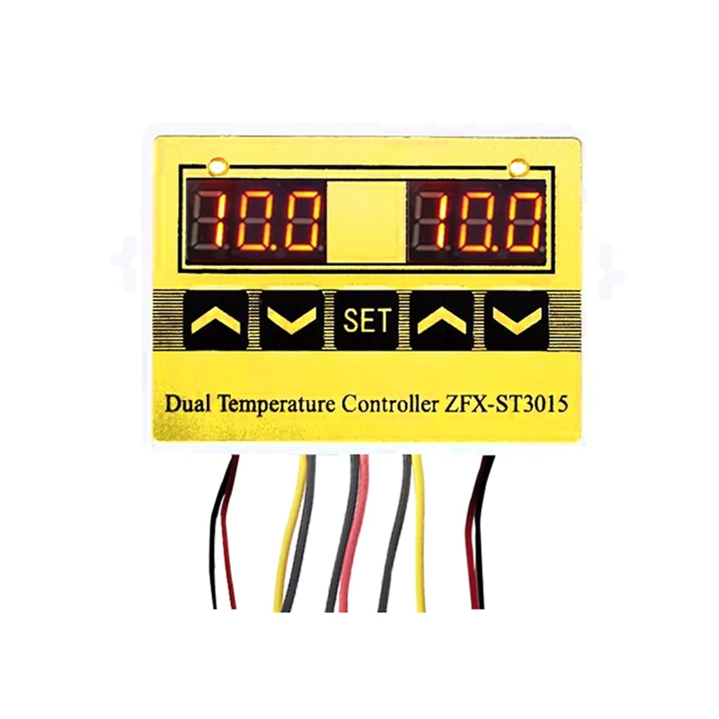 ZFX-ST3015 12V 24V 220V LED Microcomputer Digital Display Temperature Controller Thermostat Intelligent Time Controller Adjustab