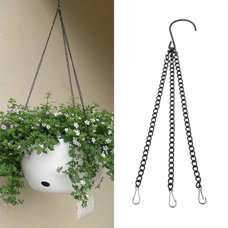 30/40/70/100cm Hanging Chains For Flower Pot Basket Bird Feeders Planters Lanterns Ornaments Garden Plant Hangers Garden Decor