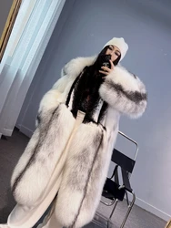 Fangtai-Natural Real Fox Fur Coat para As Mulheres, Jaqueta de Inverno Quente, Roupas De Luxo, Plus Size, Colete Feminino, Frete Grátis, 2022