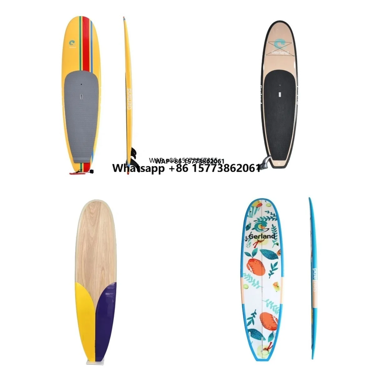 

Надувная доска для серфинга Gerland Rigid Paddle Surfboard с веслом, 1MOQ, SUP-доска, лонгборд