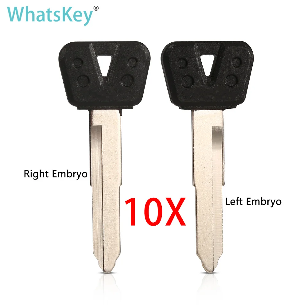 WhatsKey 10Pcs/lot Motorcycle Uncut Blade Blank Key For YAMAHA FZ1 FZ4 FZ6 FZ8 FZ1N FZ6N YZF600 YZF1000 FZ400 FZ800 FZ1000 N S R