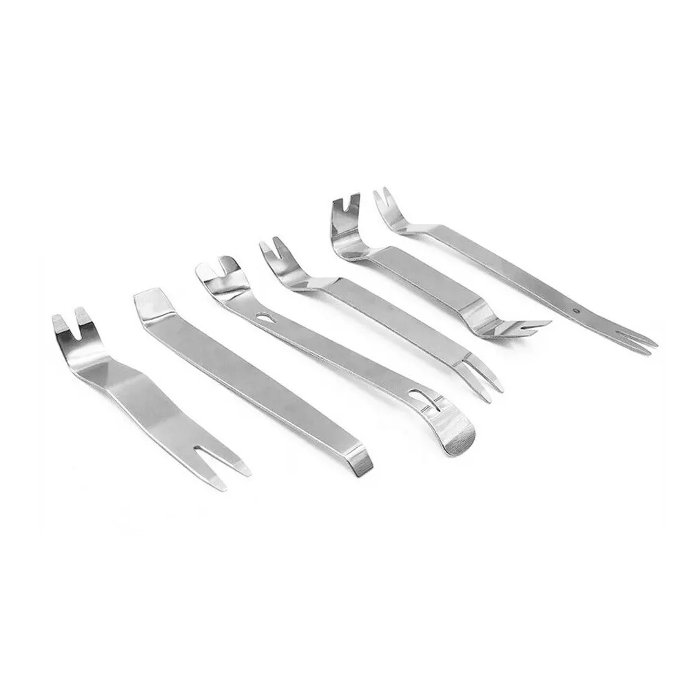 Car Audio Disassembly Tool Stainless Steel Pry Bar Door Panel Disassembly Pry Panel Interior Clip Rocker Crowbar Car Products