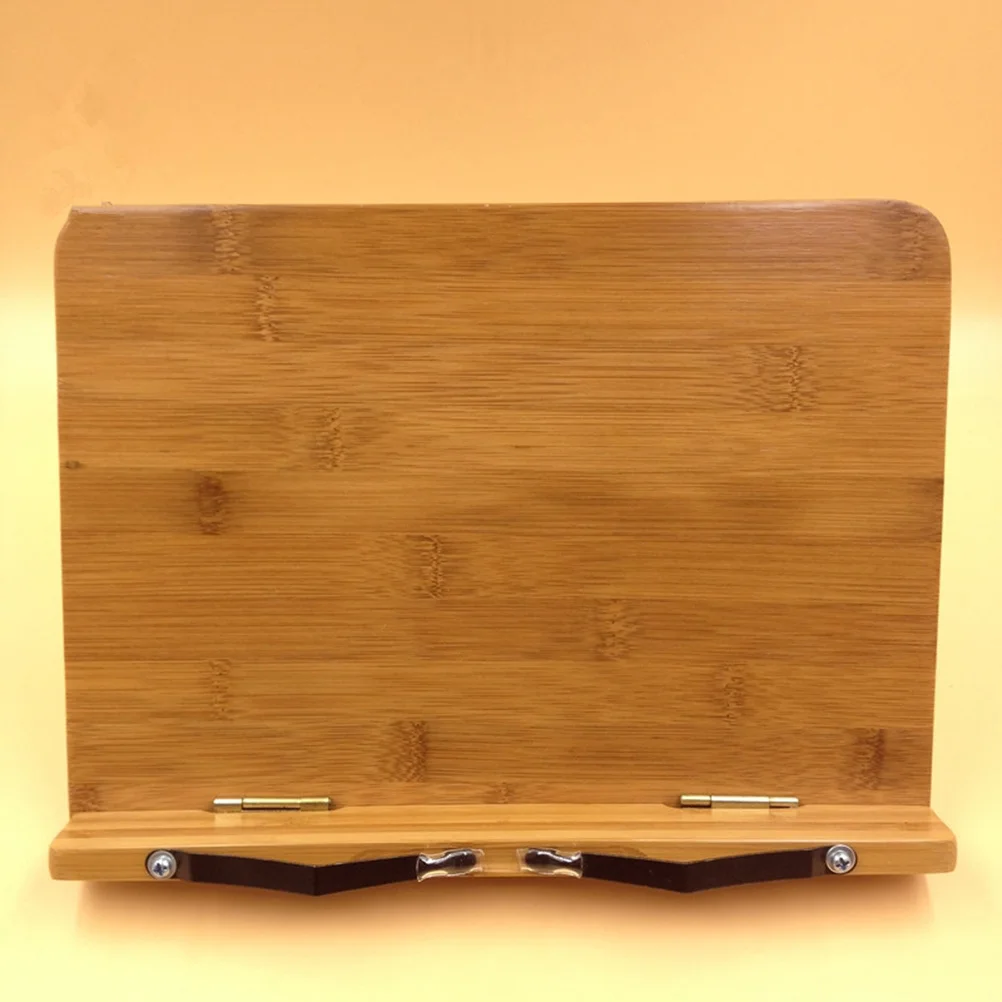 طوي الخيزران حامل كتب 34x24 سنتيمتر قابل للتعديل 5 زاوية القراءة حامل حامل كتب ل عشرات الموسيقى وصفات الأيدي استخدام حر