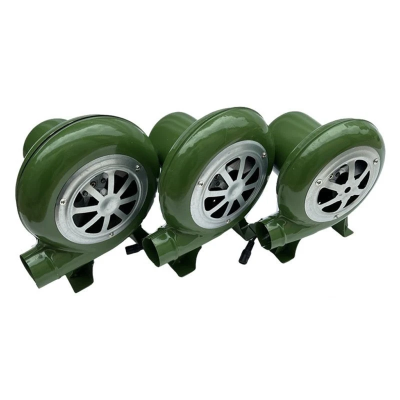 Electric Blower Fan BBQ Fan 100v 220v Suitable for Barbecue Mini Blacksmith Forges Blower with Speed Adapter AC100-240V