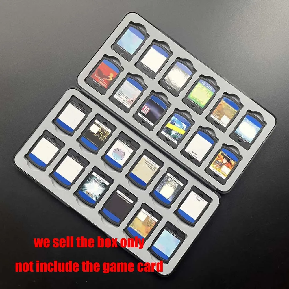 24 in1 Storage Game Card Protective Case for PS vita Game Card Slots Creative Card Storage Box Game Cards Accessories