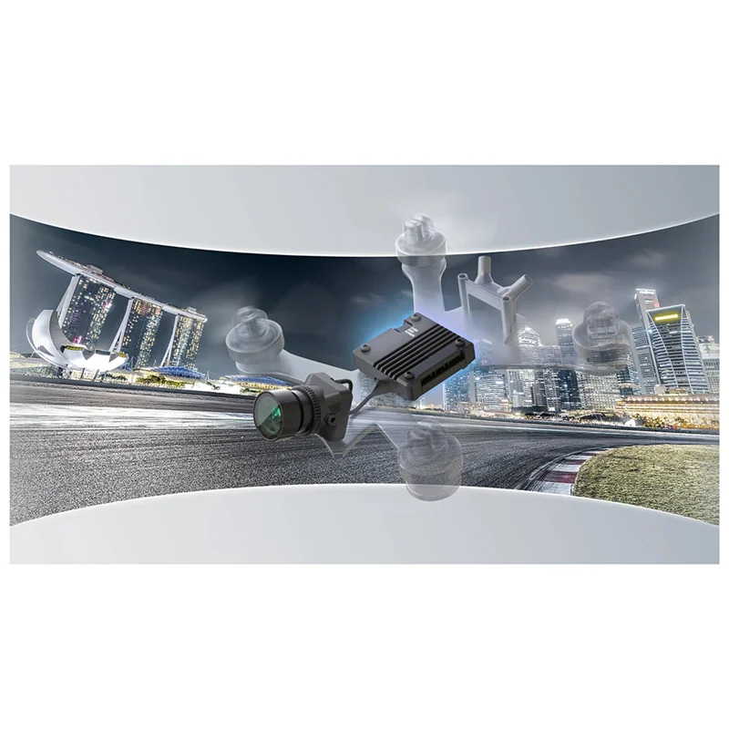 FFYY-Analog Camera With AI BOX 3X Digital Zoom 1500TVL FOV 131.6° Full-Color FPV Camera 1920X1080p For RC Drone