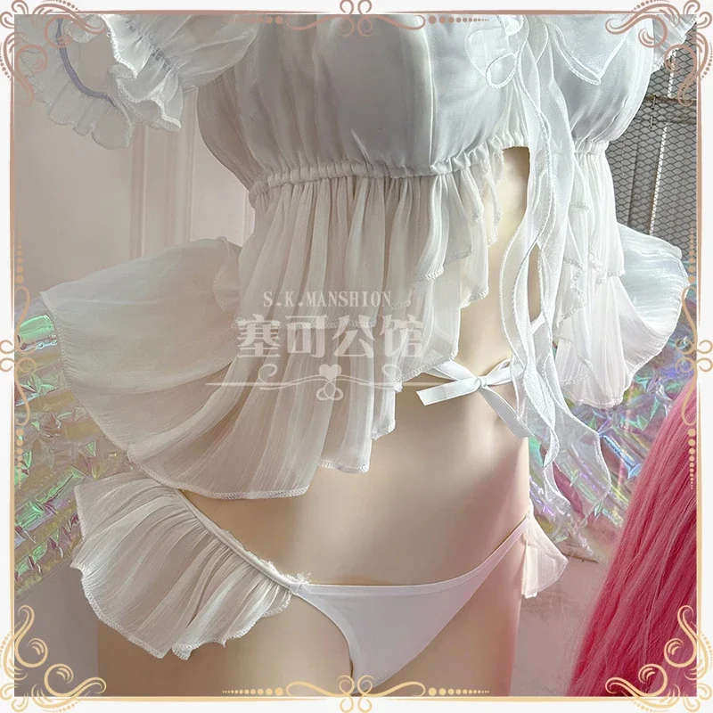 لعبة جديدة NIKKE آلهة النصر دوروثي ‌   تأثيري حلي فتاة ملابس السباحة أعلى السروال مجموعة مثير بيكيني ملابس السباحة الموحدة