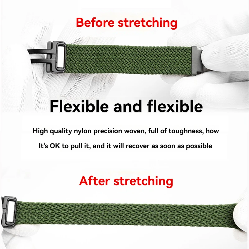 Nylon Elastic Watch Band Strap For CASIO G-SHOCK GG-B100 Mudmaster 5594 Outdoor Sports Replacement Watch Band Men - view 6