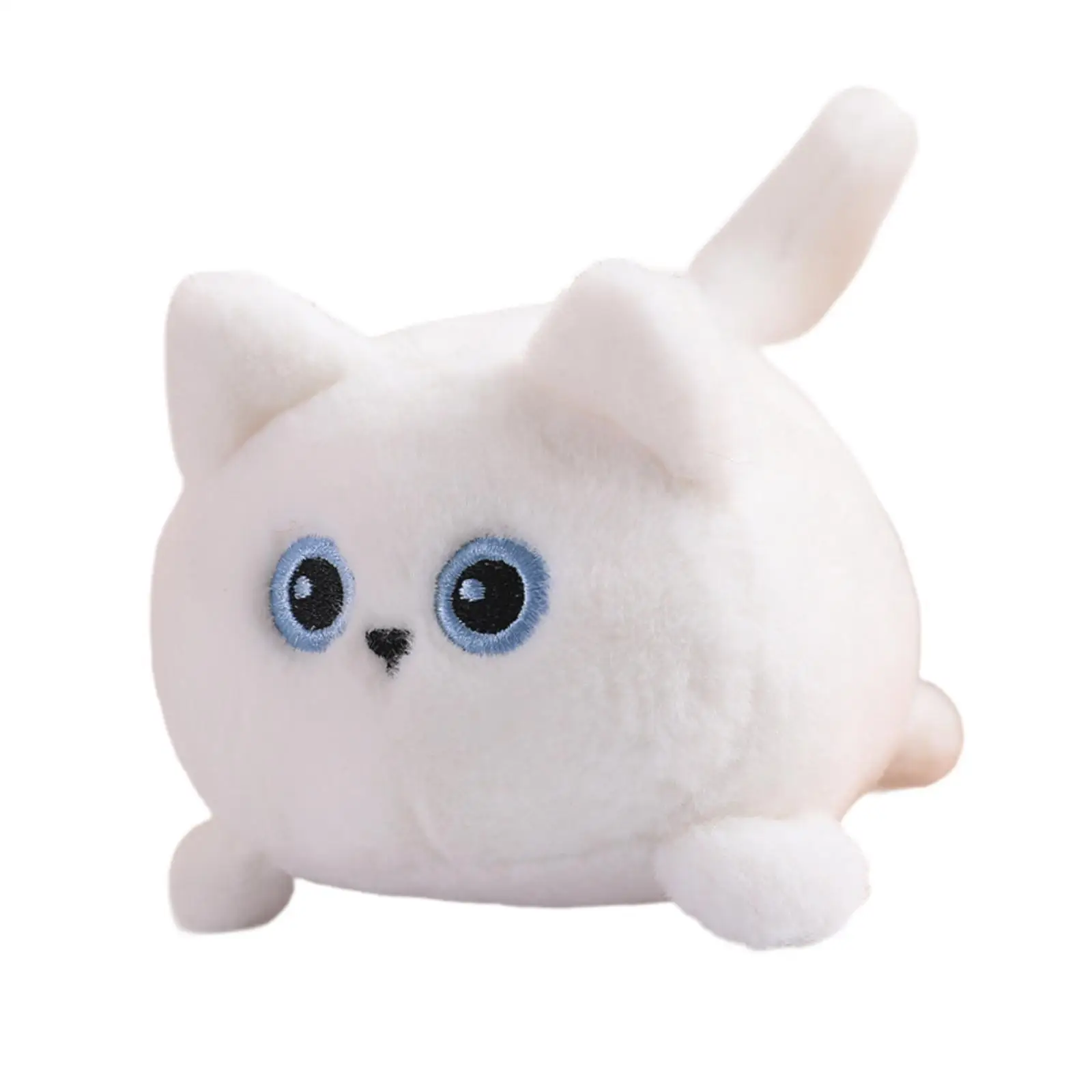 Plush Toy with Wagging Tail Rotating Interactive Home Decoration Soft Cartoon Plush Animal for Kids Boys Girls Teens Family