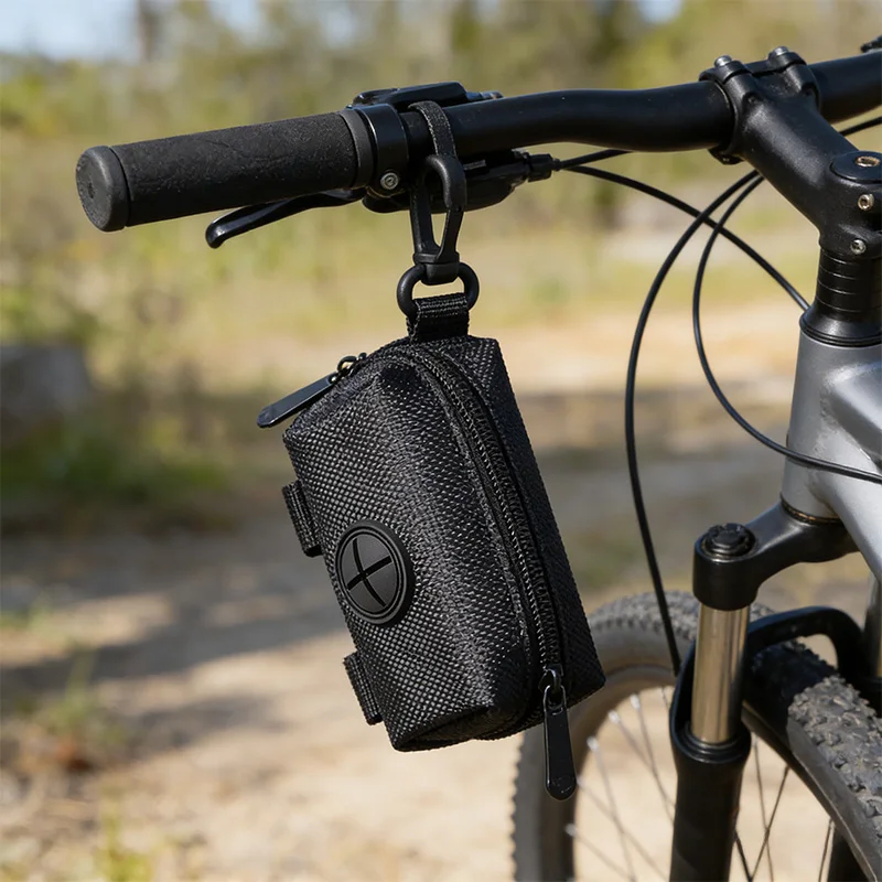 Tragbare Mini-Kopfhörer-Tasche Reißverschluss-Etui für AirPod Datenkabel-Organizer Box Schlüssel-Münzhalter mit Clip Outdoor Kleine Aufbewahrungstasche – Detail 5