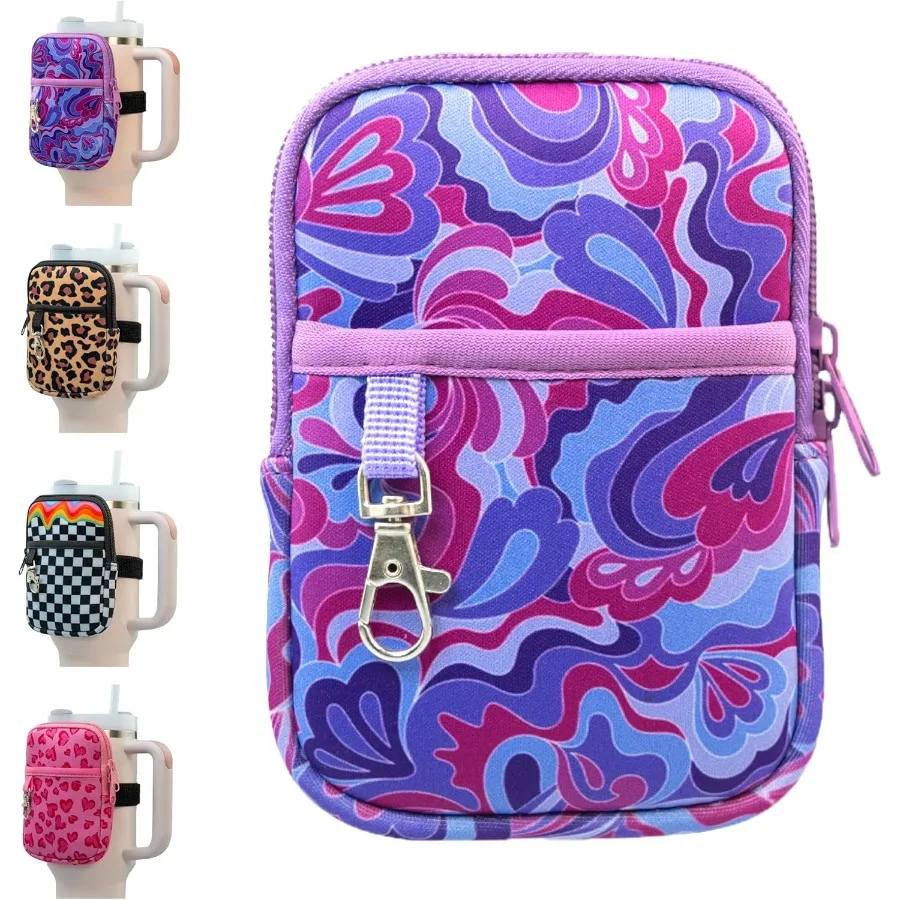 

Чехол для бутылки с водой с брелоком, аксессуары для чашек на 30, 40 унций, стакан с ручкой