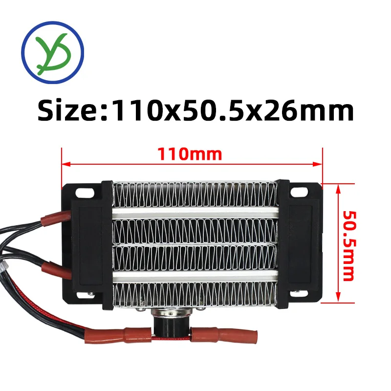 300W 220V Incubator Heater Insulation Thermostatic PTC Ceramic Air Heater Electric Heater Heating element 110*50mm