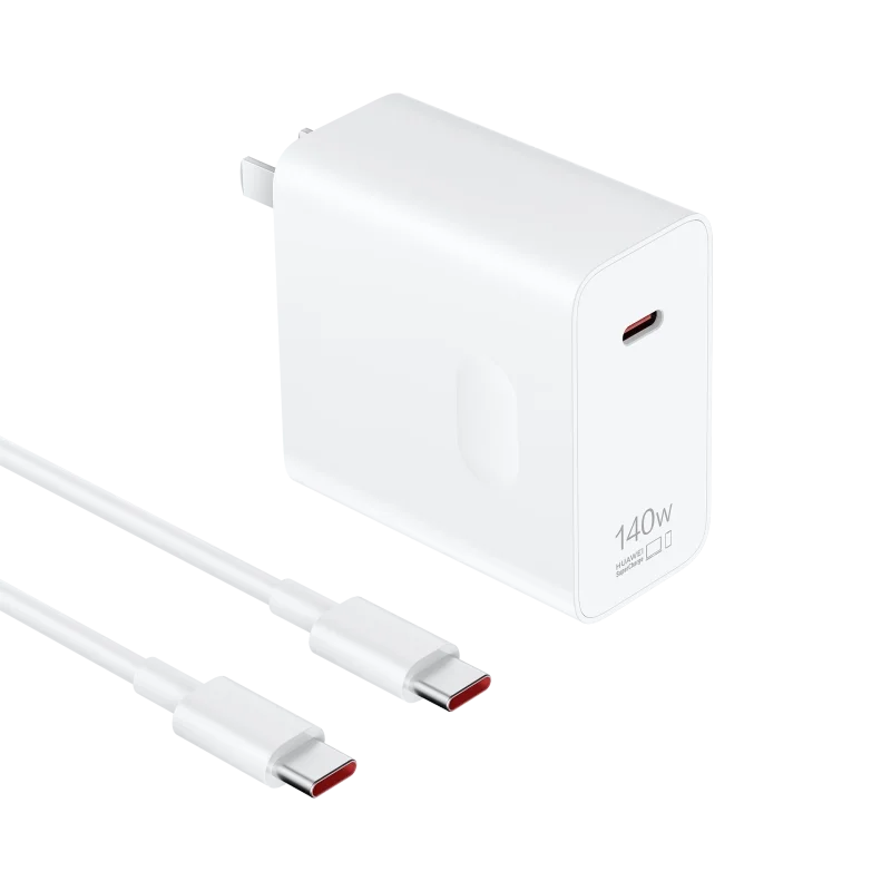 

Original Super Fast Charger 140W Adaptable Gallium Nitride GaN 7A Charger Set For MateBook MatePad Laptop Cell Phone Tablet