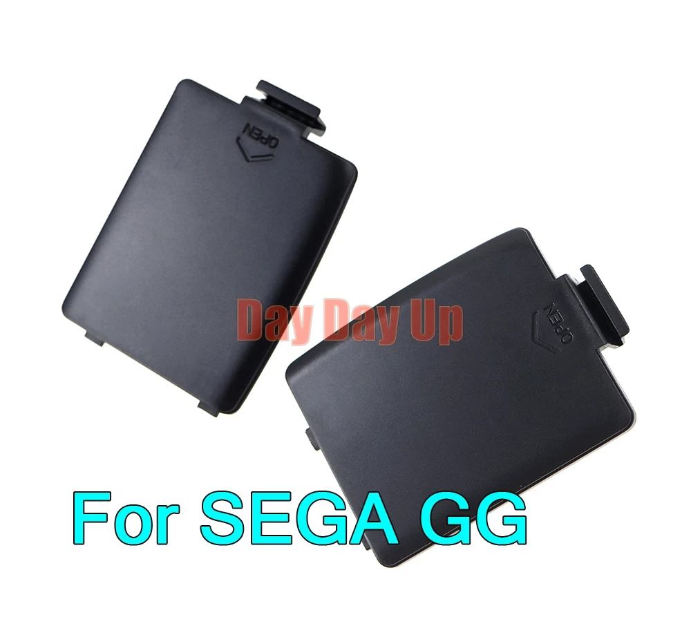 2 مجموعات ل GG اليسار اليمين البطارية الغطاء الخلفي ل Sega لعبة والعتاد غطاء البطارية L R الجانب غطاء البطارية