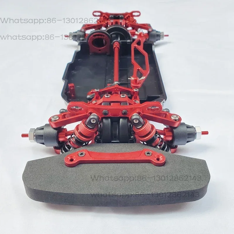 Metal TT02 4WD 1/10 Touring Car On-Road Drift RC Car Frame Kit Chassis