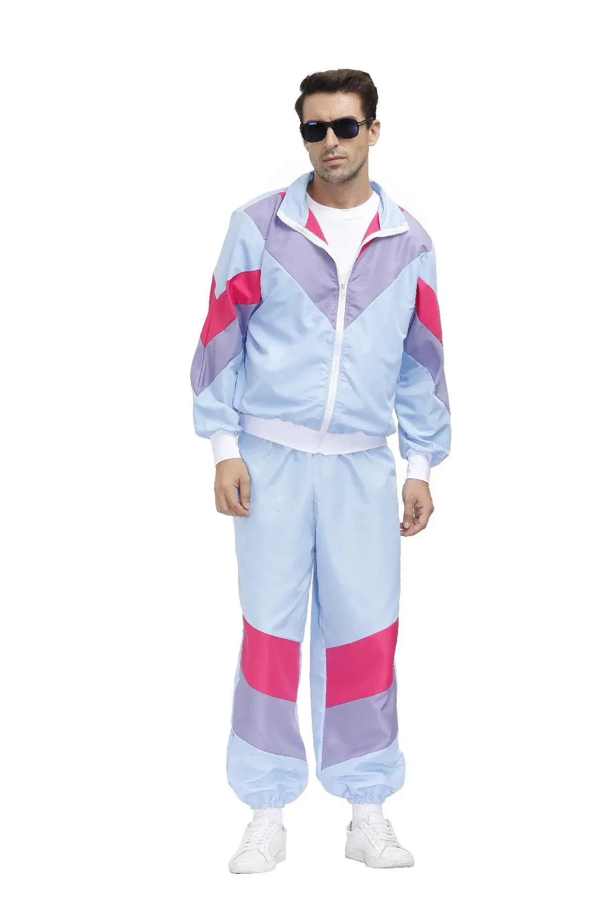 Halloween Costumes 70s Retro Disco Sportswear Cos Party Stage Performance Costumes