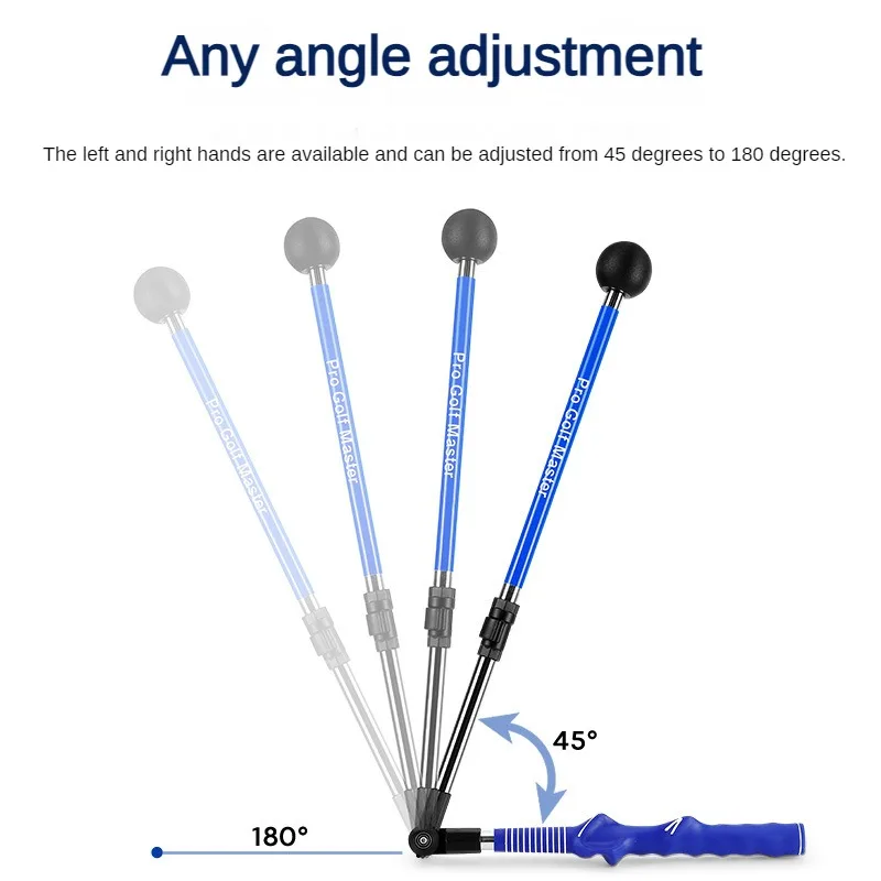 PGM Golf swing trainer Folding Correction Practitioner Adjustable Length Angle Beginner Available with Left Right Hands HGB023