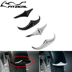 Motorcycle ABS Front/Rear Fender Leading Edge Accent Tip Trim Cover For Harley Touring Road Trike Glide Road King FLHX Road King