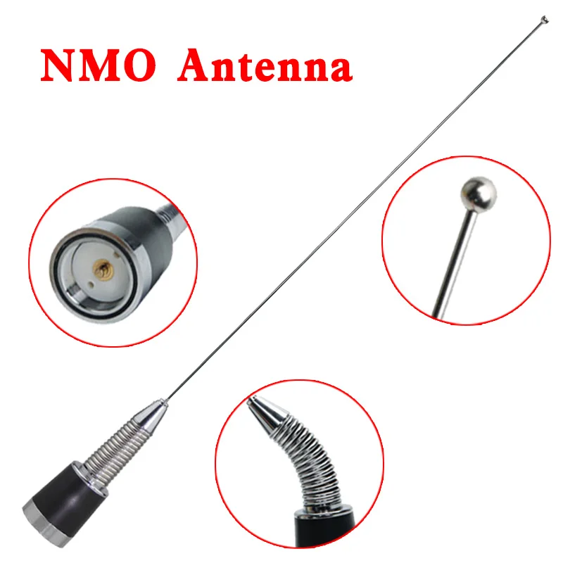 NMO Mobilna dwuzakresowa antena VHF UHF 144/430 MHz 100 W 2,15/3,5 DBi o wysokim wzmocnieniu do mobilnej anteny radiowej pojazdu ICOM Vertex HYT