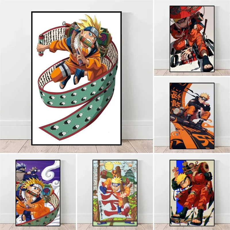 

Japan NARUTO Anime Character Canvas Painting Uchiha Itachi Sasuke Print Mural Picture Home HD Posters Wall Aesthetic Decorative