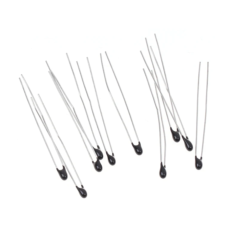 10Pcs Thermistor B3435 NTC-MF52-103F 10K Ohm 1% Temperature Sensor Thermal Resistor NTC Thermistor