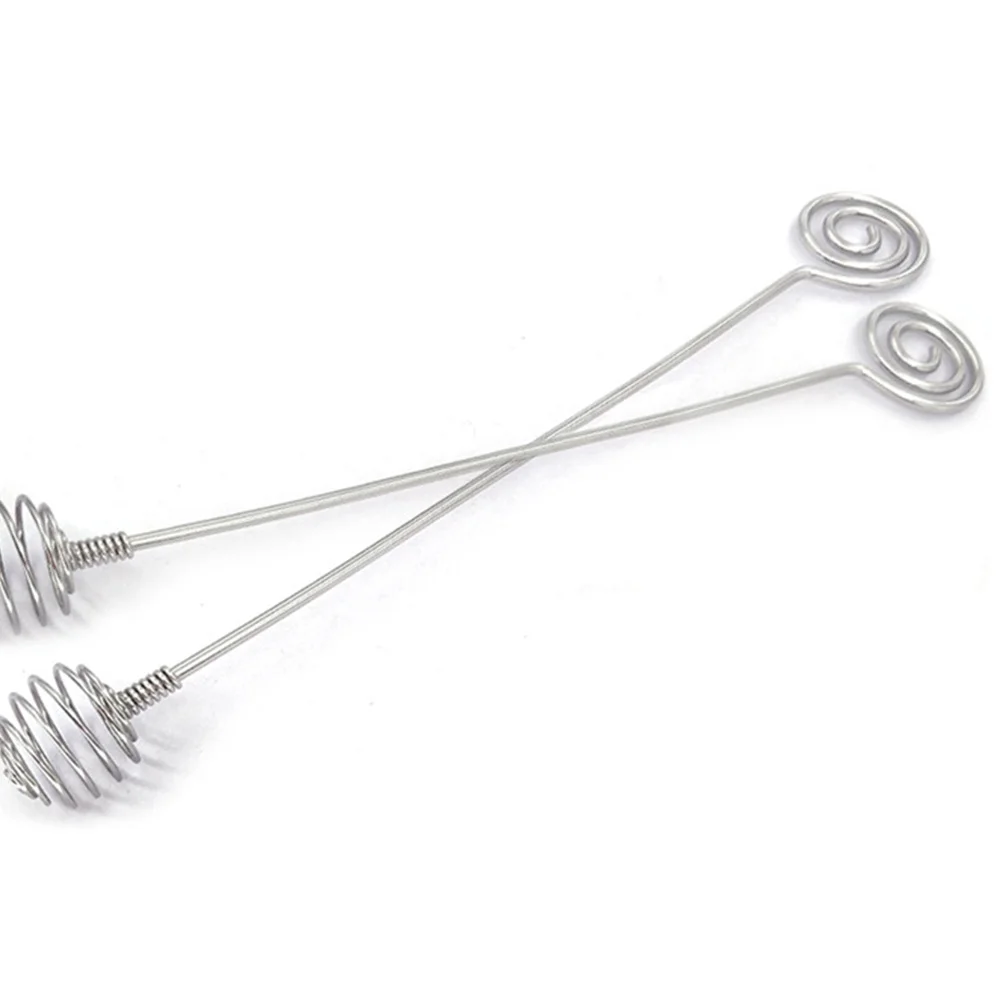 

2Pcs Stainless Steel Honey Mixing Stick Creative Spiral Design for Coffee Tea Milk Sugar Stir Drink Mixing for Home Cafe Bar