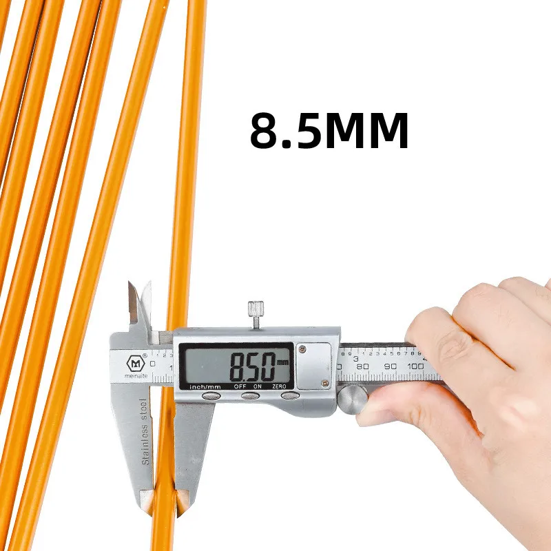

2026Outdoor Camping Tent Pole Ultra-light Aviation Aluminum Alloy Canopy Foldable Support Pole 8.5MM Diameter Tent Pole Fitting