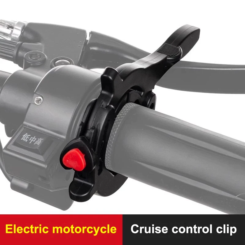 Universal Motorcycle Cruise Control Throttle With Aluminum Lock, Flexible Wrist Grip And Safety Retainer