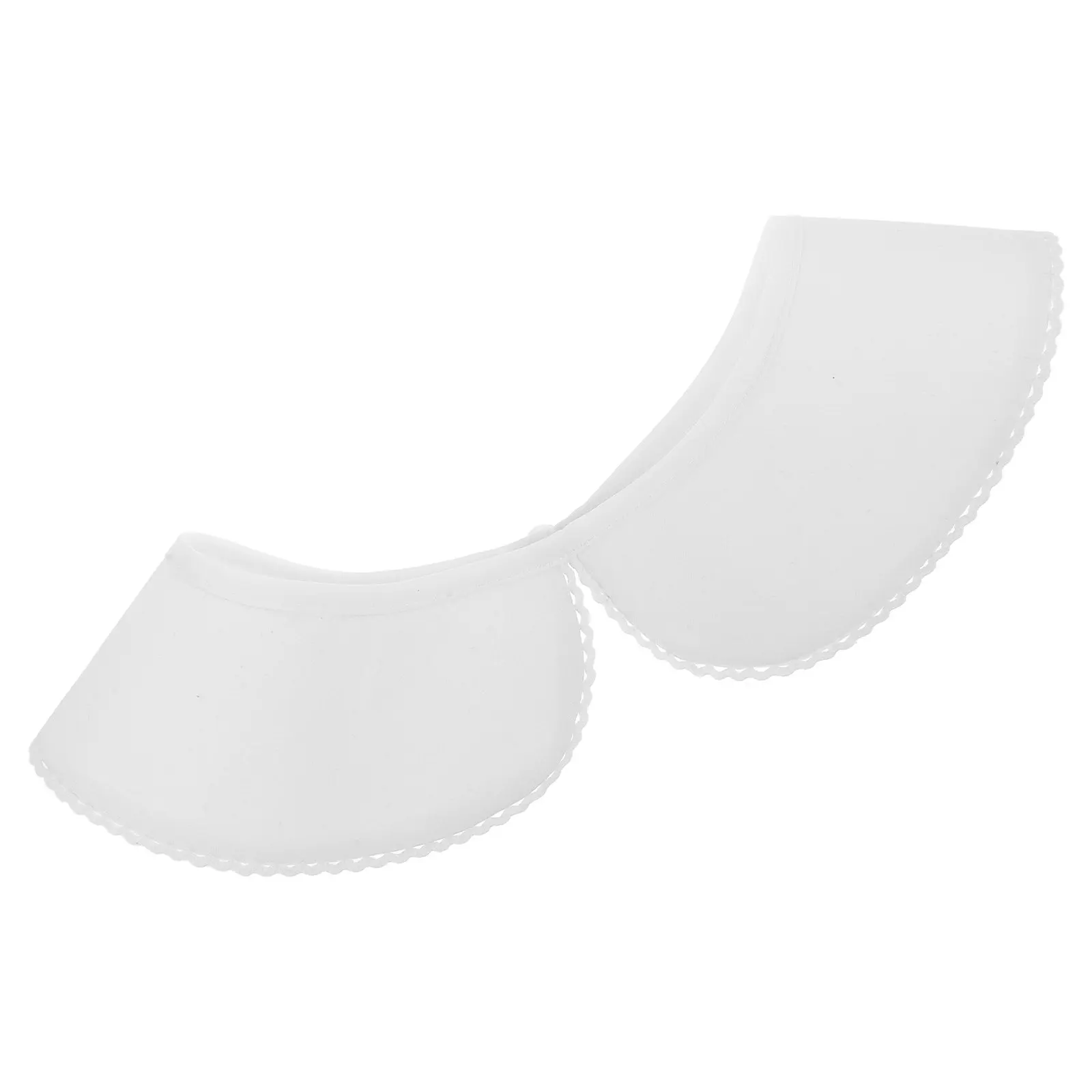 

Белый хлопковый съемный воротник-стойка для женщин, кружевной воротник-блузка, элегантный офисный повседневный аксессуар для осенне-зимнего гардероба, украшение для шеи