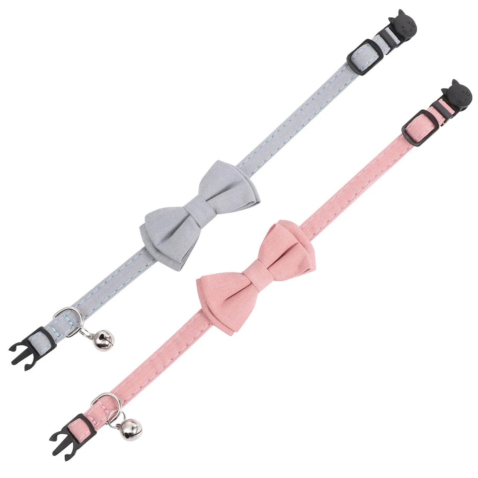 

cat collar cat bowknot tie pet necklace adjustable pet collar lovely collar for pet