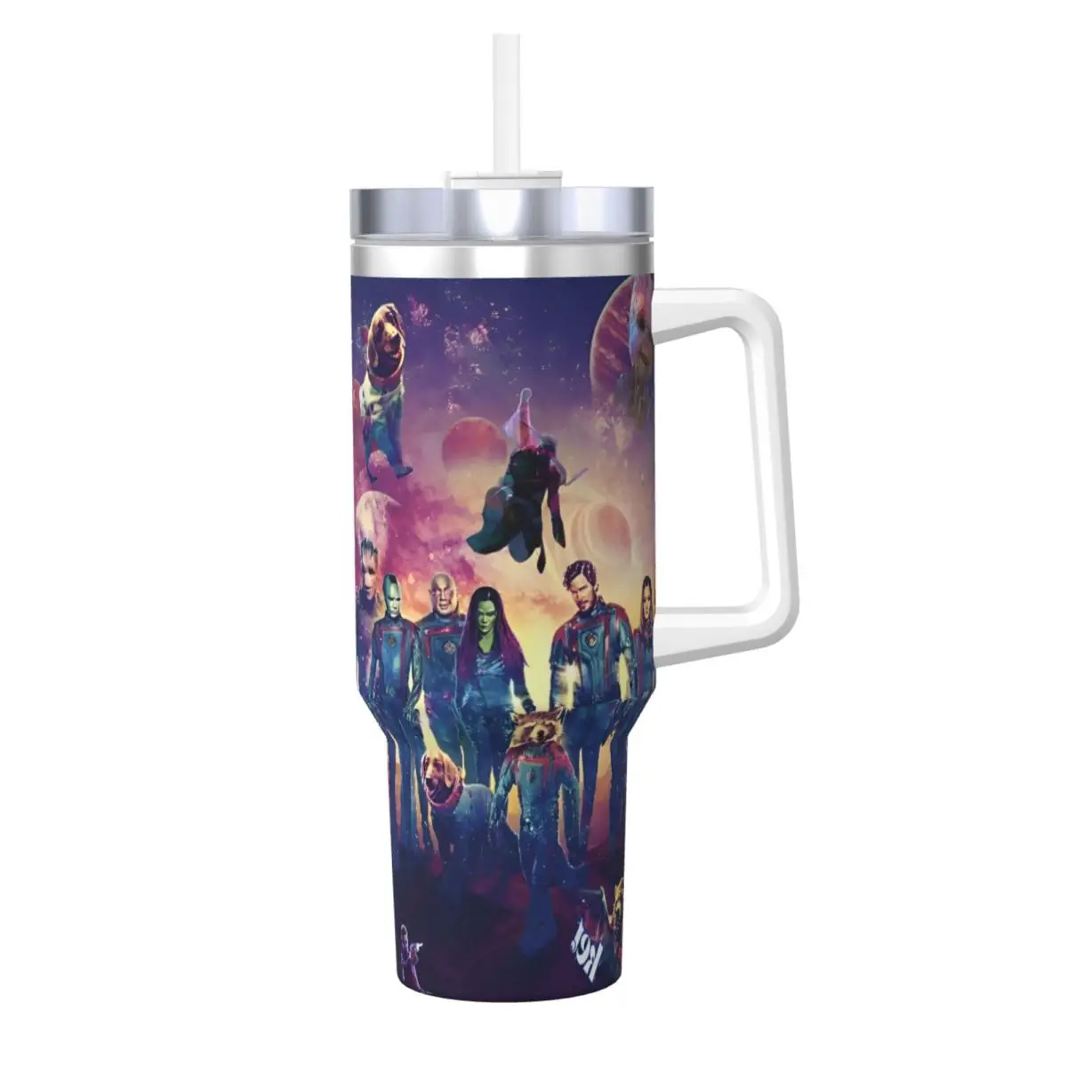 

Guardians Of The Galaxy Stainless Steel Tumbler characters Camping Car Mugs Thermal Cups Leakproof Hot Drinks Milk Water Bottle