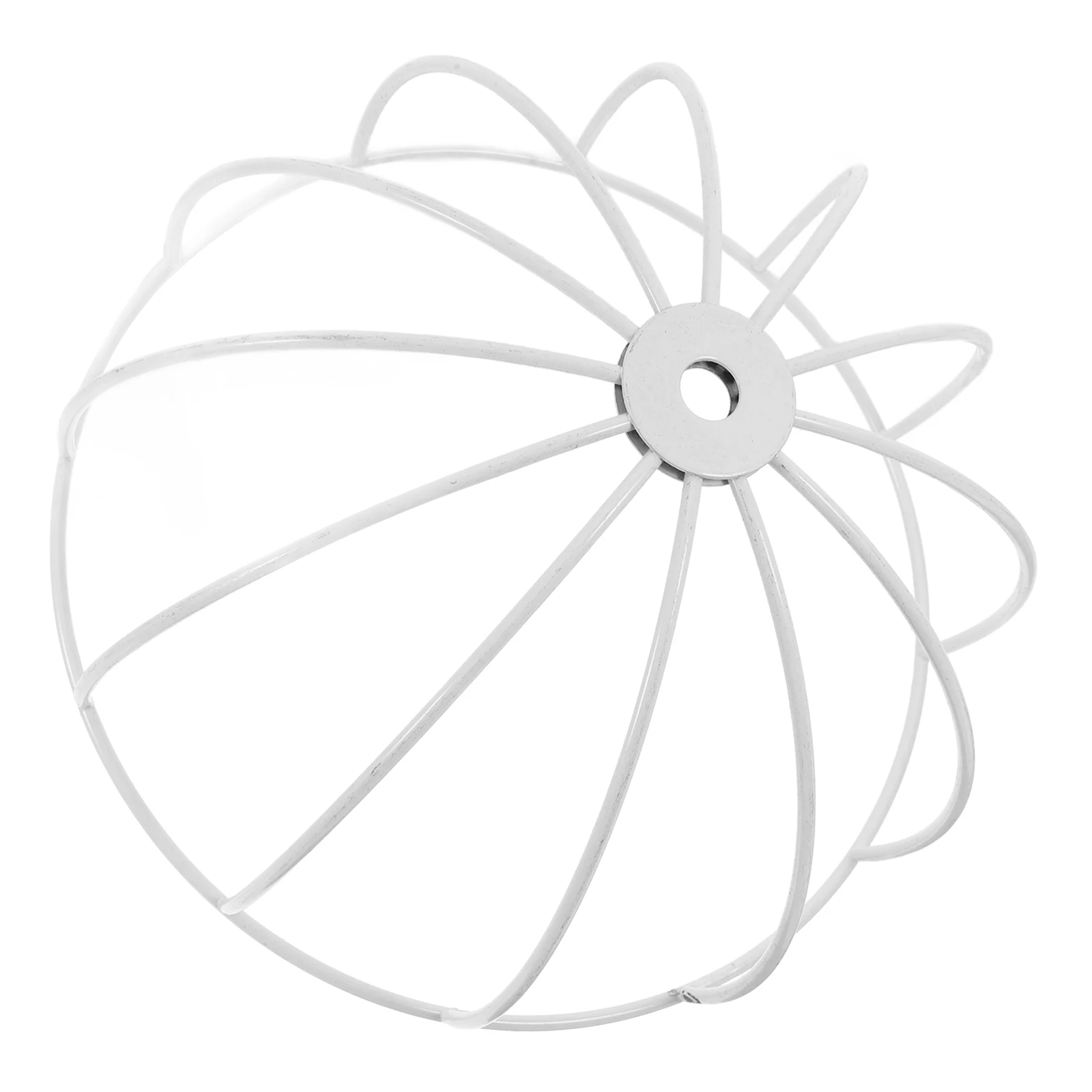 

Handwoven DIY Lamp Shade Frame Iron Material Creative Dream Catcher Style Pendant Light Cage Lampshade Frame Industrial Metal