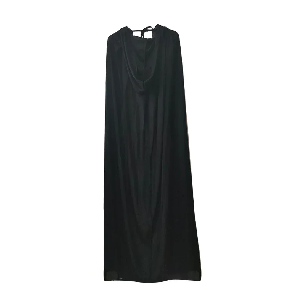 Halloween Zwarte Kleur Tovenaar Kleding Decoratie, Halloween Party Verzamelen Tovenaar Kostuum, Halloween Cosplay Aanbod