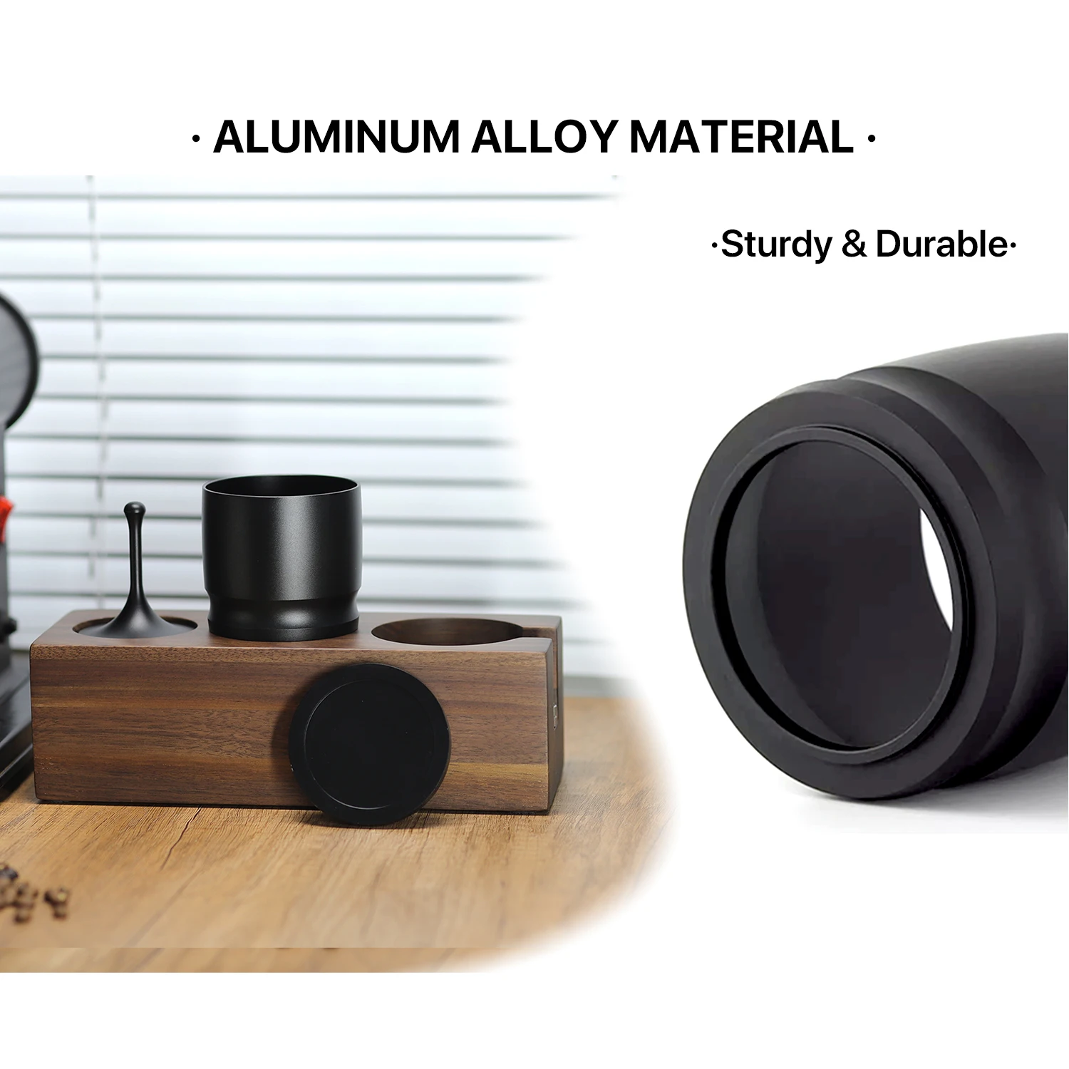 Coffee Dosing Cup 51/58mm Aluminum Alloy Espresso Dosing Funnel Brewing Bowl Portafilter Dosing Ring Coffee Accessories