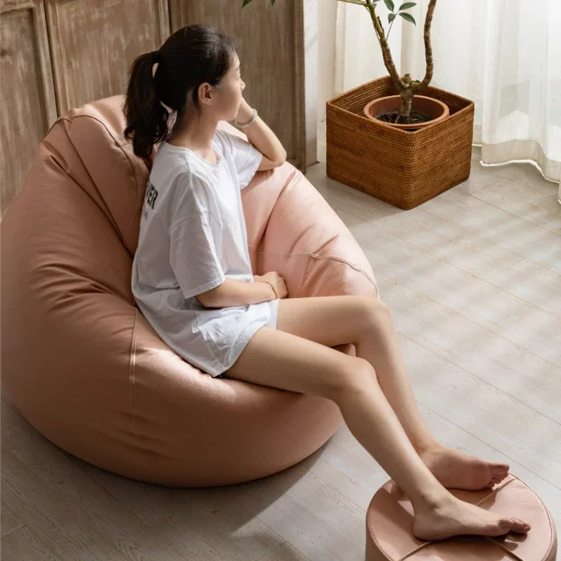 Bean bag lazy sofa oversized single bedroom balcony small apartment children's tatami lounge chair sandbag