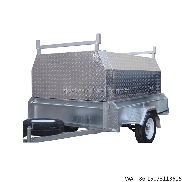 

7x5 8x5 9x5 10x5 Alloy Aluminum Tradesman Top Box Trailer Wholesale