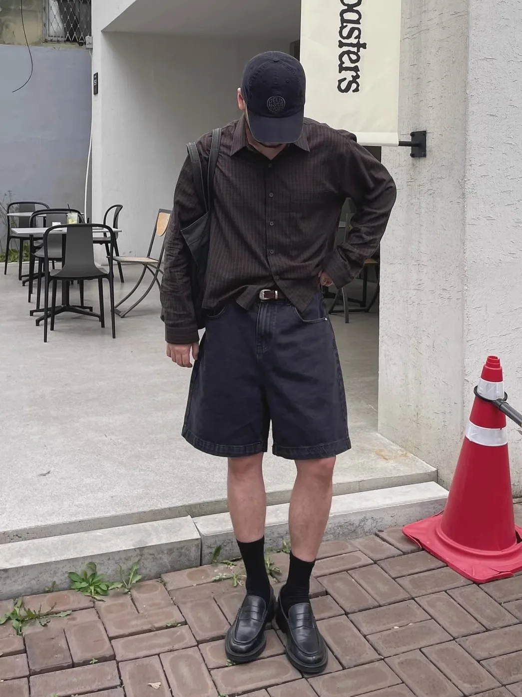 

Мужские повседневные брюки свободного кроя в винтажном американском стиле, синие, прямые, базовые, летние, молодежные, модные, цветные