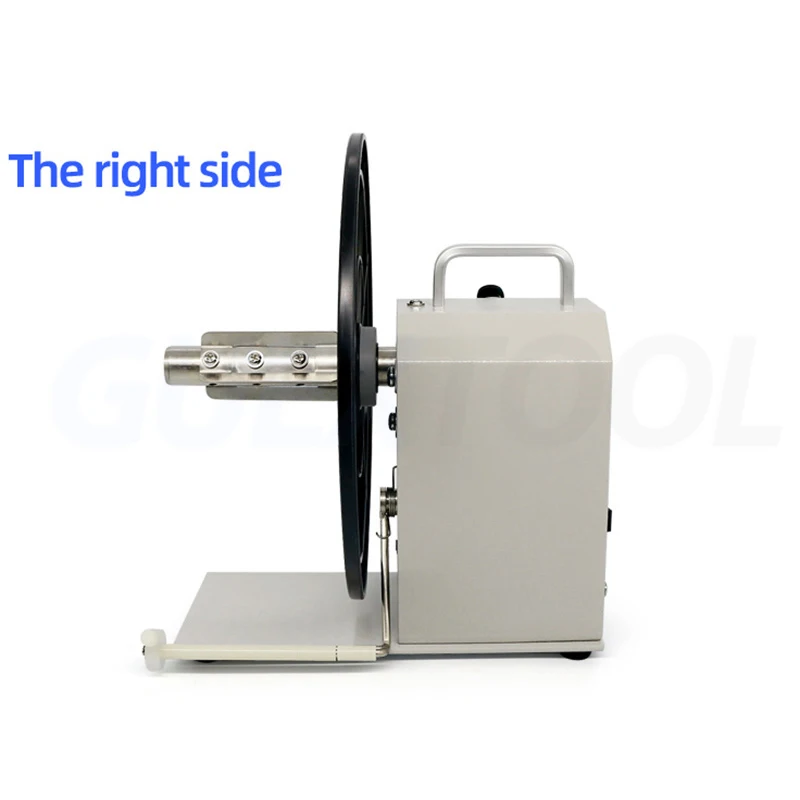 Imagem -04 - Automático Síncrono Barcode Label Rewinding Machine Filme Auto-adesivo Fita Rebobinador 2-way Velocidade Ajustável 220v