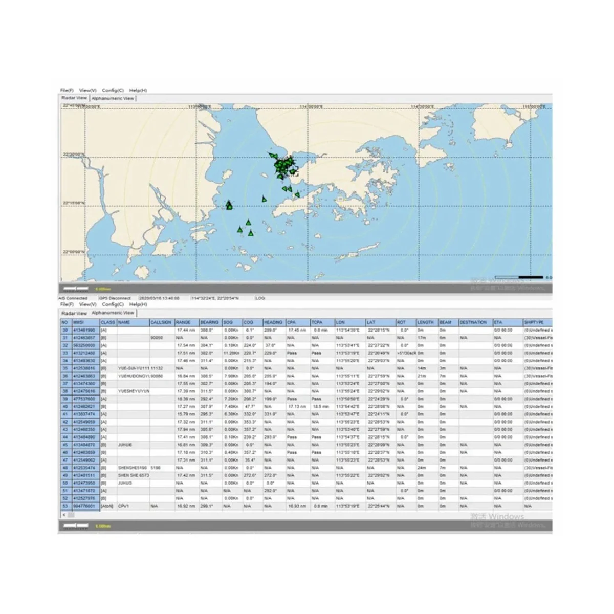 Receptor AIS USB de canal duplo para barco marinho com saída USB AR-10