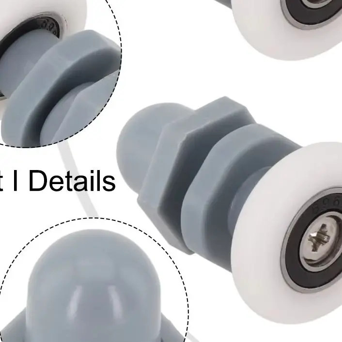 Bathroom Shower Room 25mm Shower Door Pulley Glass Door Pulley Replacement Parts Smooth Sliding Noise Reduction