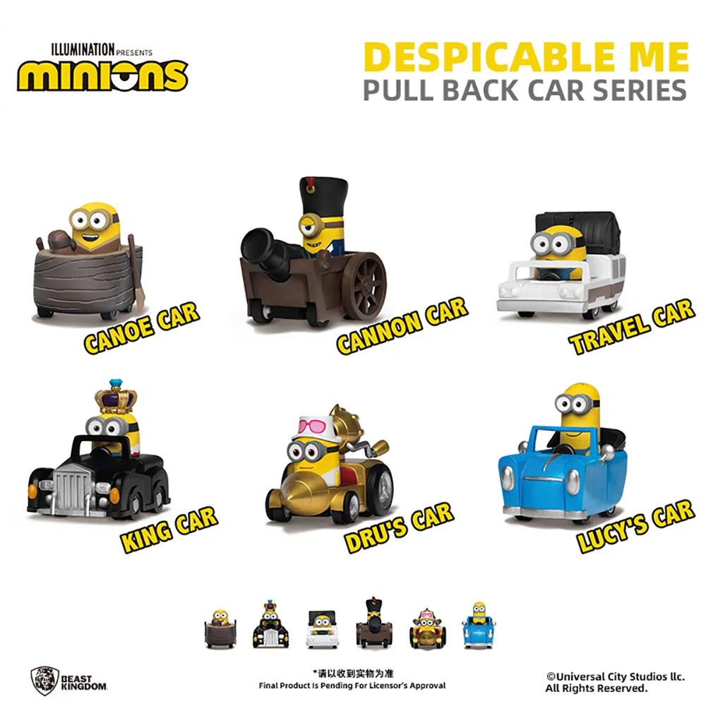 Beast Kingdom Minions Blind Box Adventure Dolls Unieke ontwerpen Trendy tasornamenten voor fans en koppels Creatief kerstcadeau