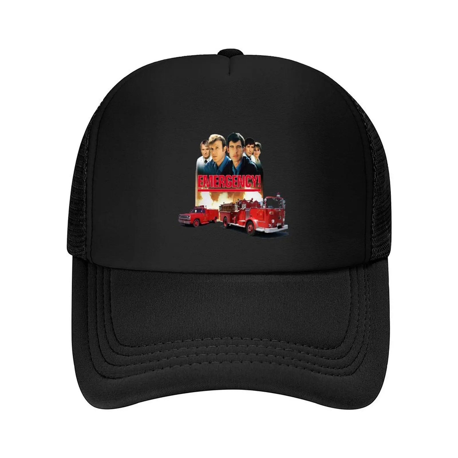 

Retro Vintage 70s Medical Drama EMERGENCY! Tribute Baseball Cap Snap Back Hat custom caps luxury woman cap Hats Man Women's