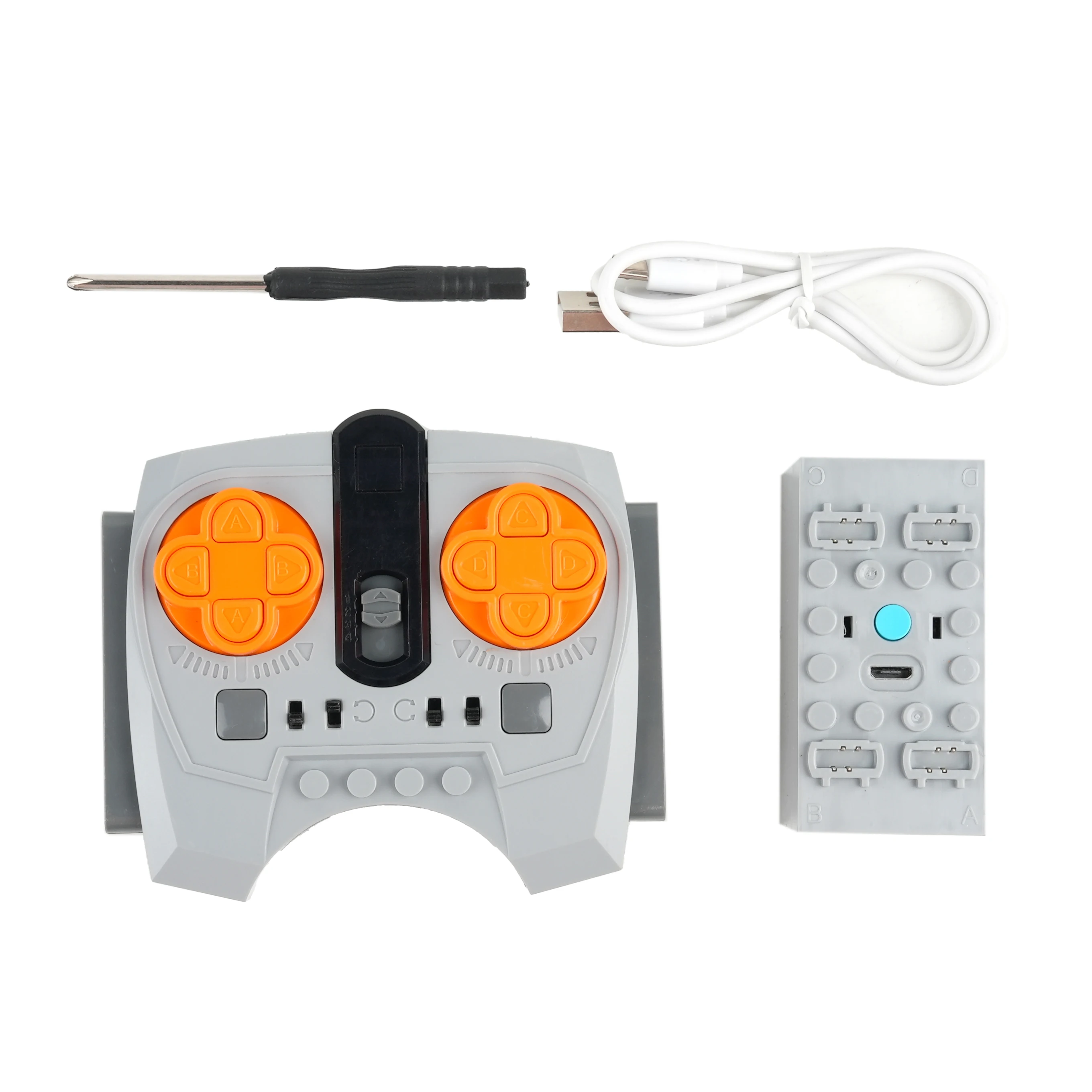 

8 Channel Lithium Battery Box Technology Building Blocks Speed Remote Control Motor Control Toy Modified PF MOC Bricks DIY Parts