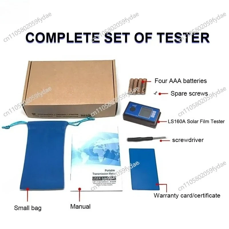 New Solar Window Color Film Tester Nano Ceramic Window Film Transmittometer Device