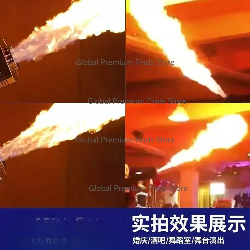 Stage handheld flame thrower DJ bar special effects equipment scenic play atmosphere prop flame machine